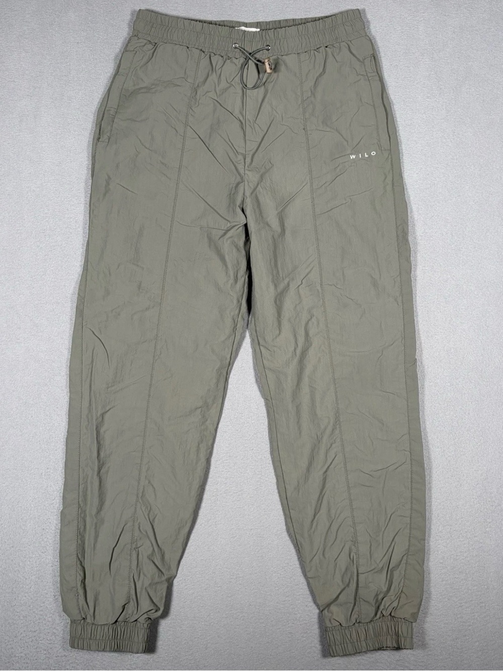 Wilo The Label Womens Pants Green Size Small Track Pant  Anthropologie Nylon